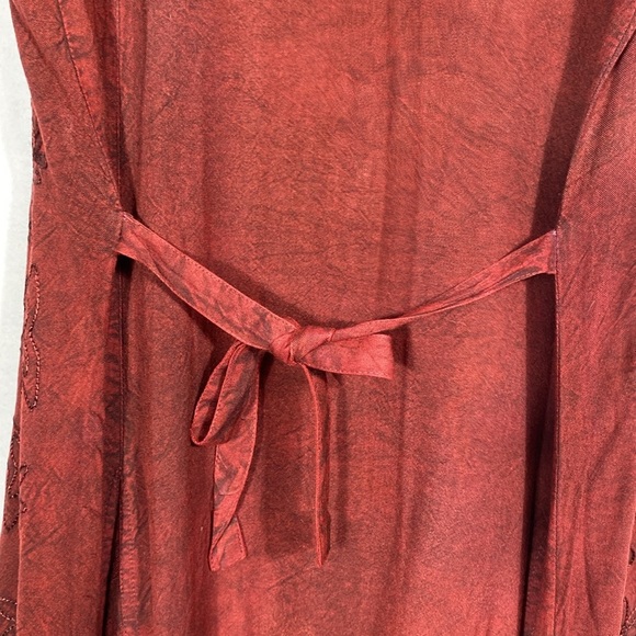 Sakkas Deep Red Maxi Dress S/M - Picture 12 of 13